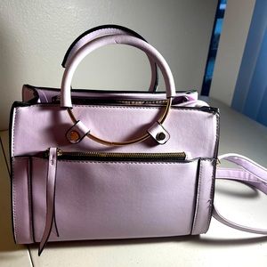 Purple satchel purse